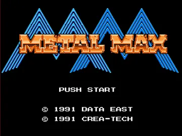 Metal Max (Japan) (Virtual Console) screen shot title